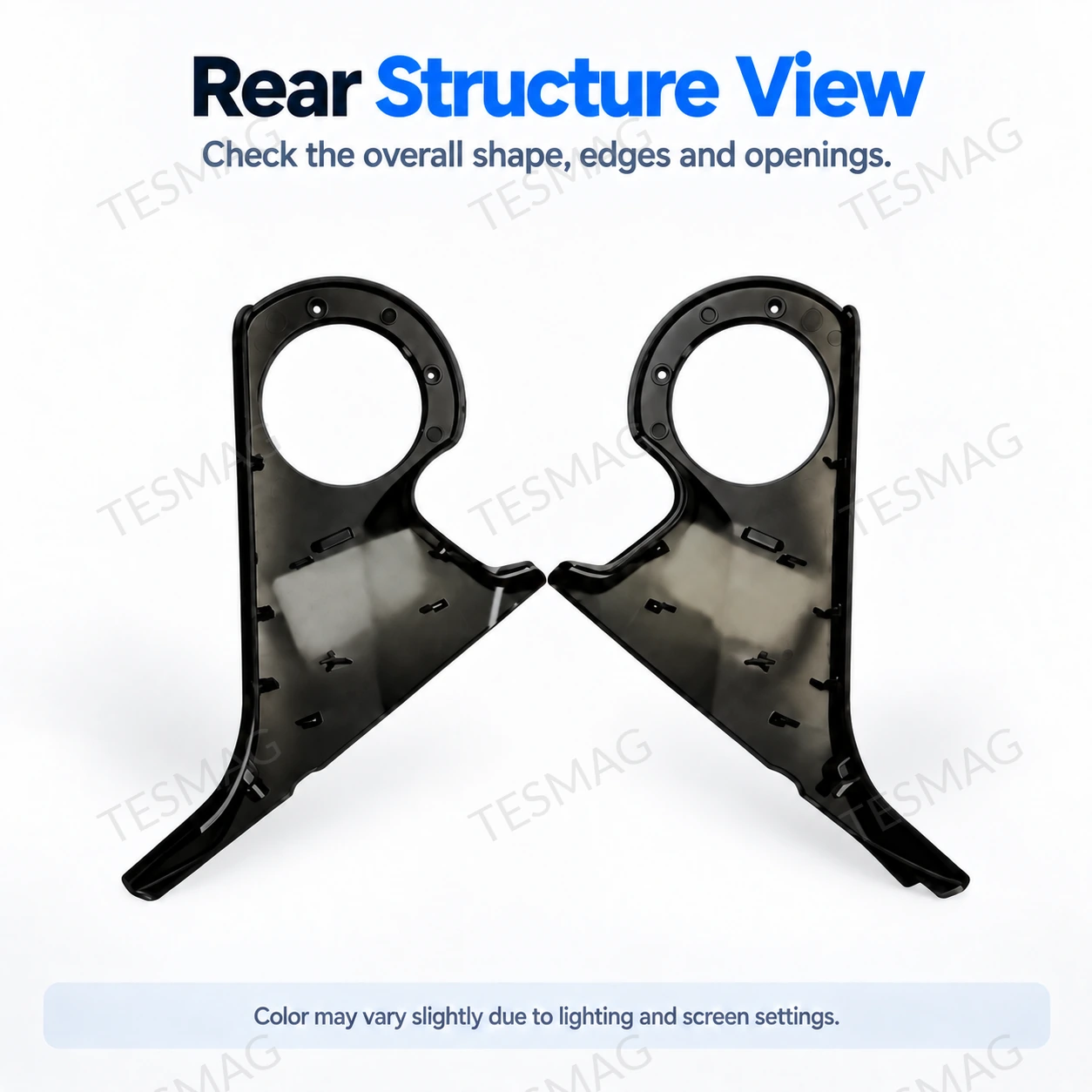 Exterior Door Mirror Mount Upper Cover for Tesla Model 3 2017–2023/ Model Y 2020-2024