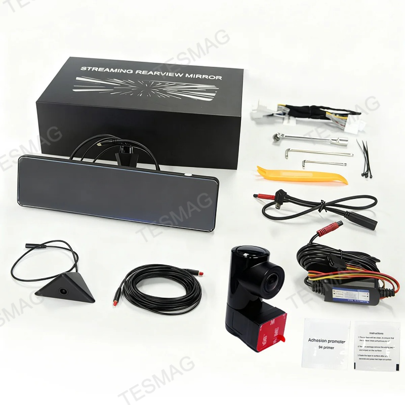 Rearview Mirror 11.26-Inch Live Streaming Recorder for Tesla Cybertruck