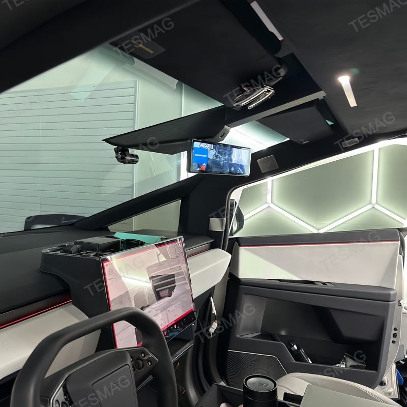 Rearview Mirror 11.26-Inch Live Streaming Recorder for Tesla Cybertruck