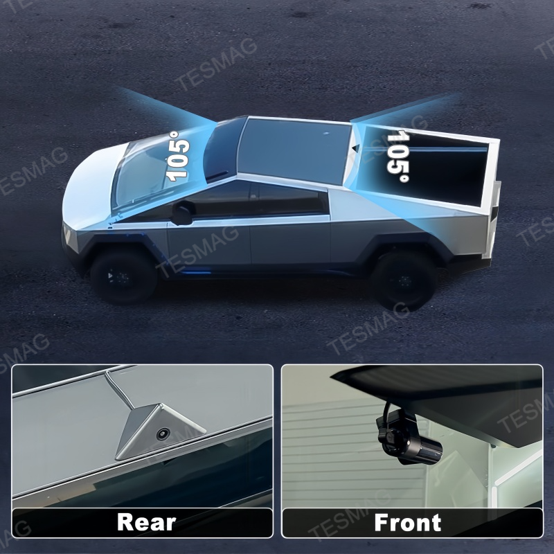 Rearview Mirror 11.26-Inch Live Streaming Recorder for Tesla Cybertruck