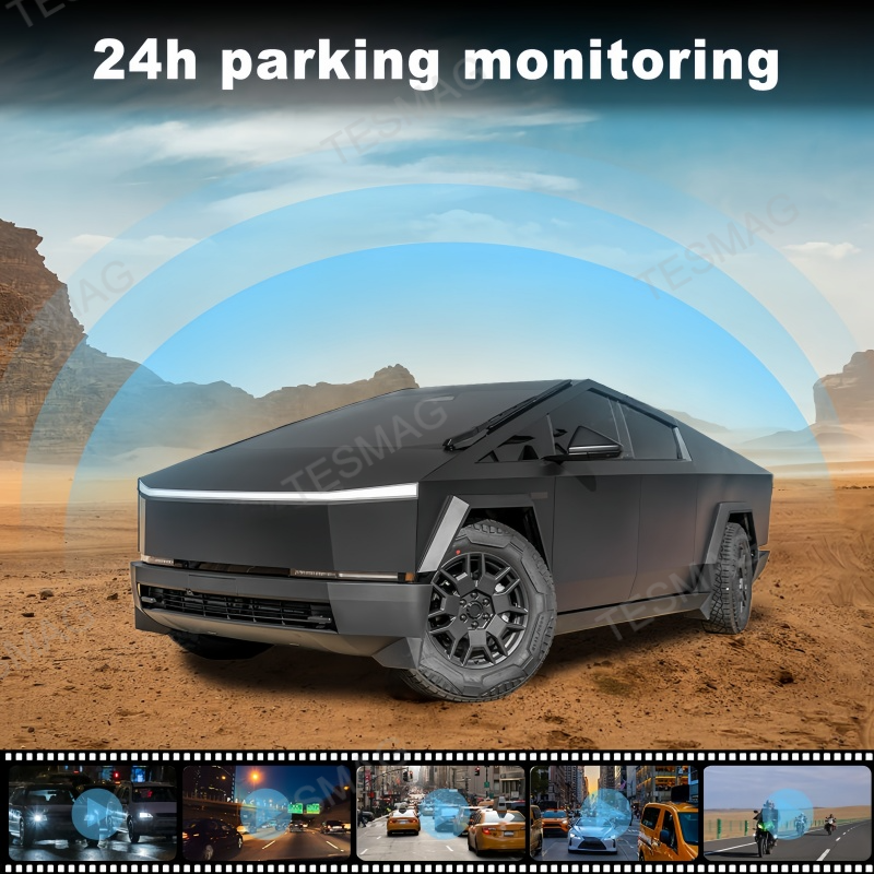 Rearview Mirror 11.26-Inch Live Streaming Recorder for Tesla Cybertruck