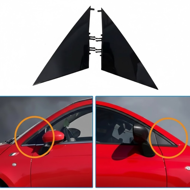 Rearview Mirror Triangular Plate For Tesla Model 3 Y 2019-2025 (2287.3013 2287.3014)