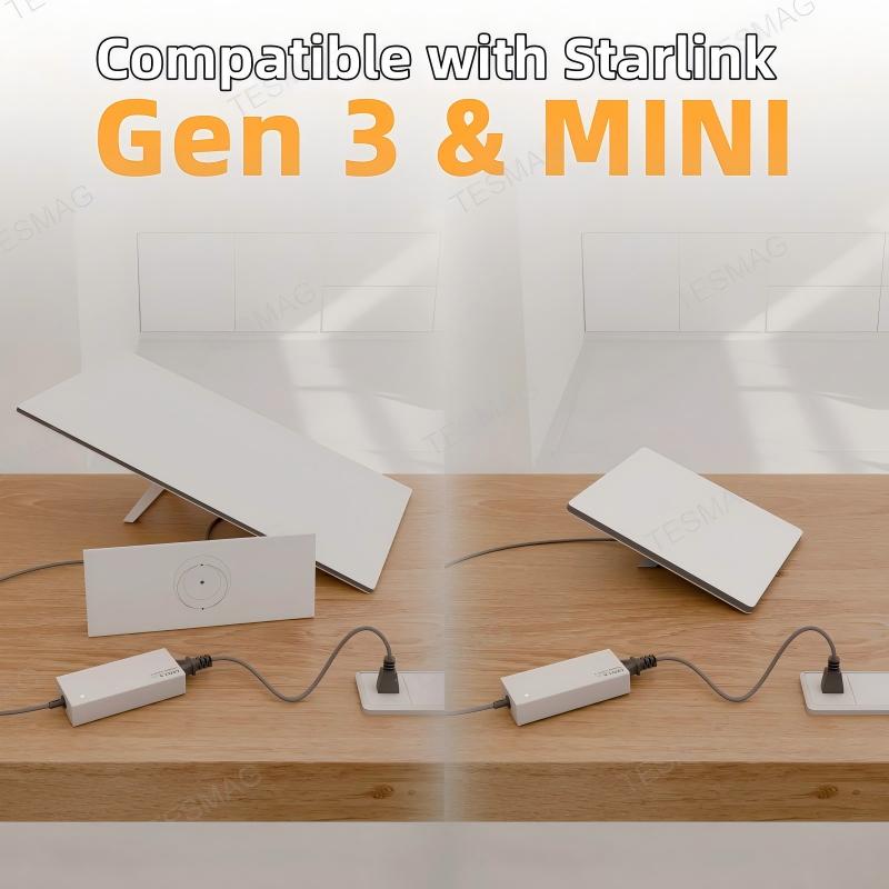 Replacement Power Supply Adapter for Starlink Gen 3 & Mini