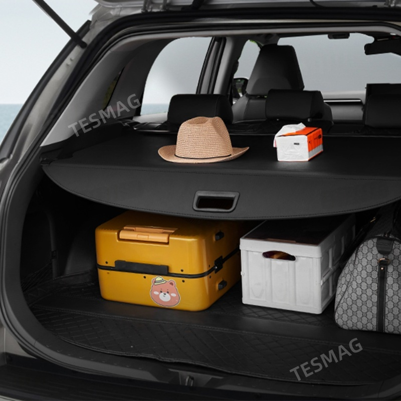 Retractable Leather Cargo Organizer Shield Shade for Tesla Model Y Juniper 2025+ /2021-2024