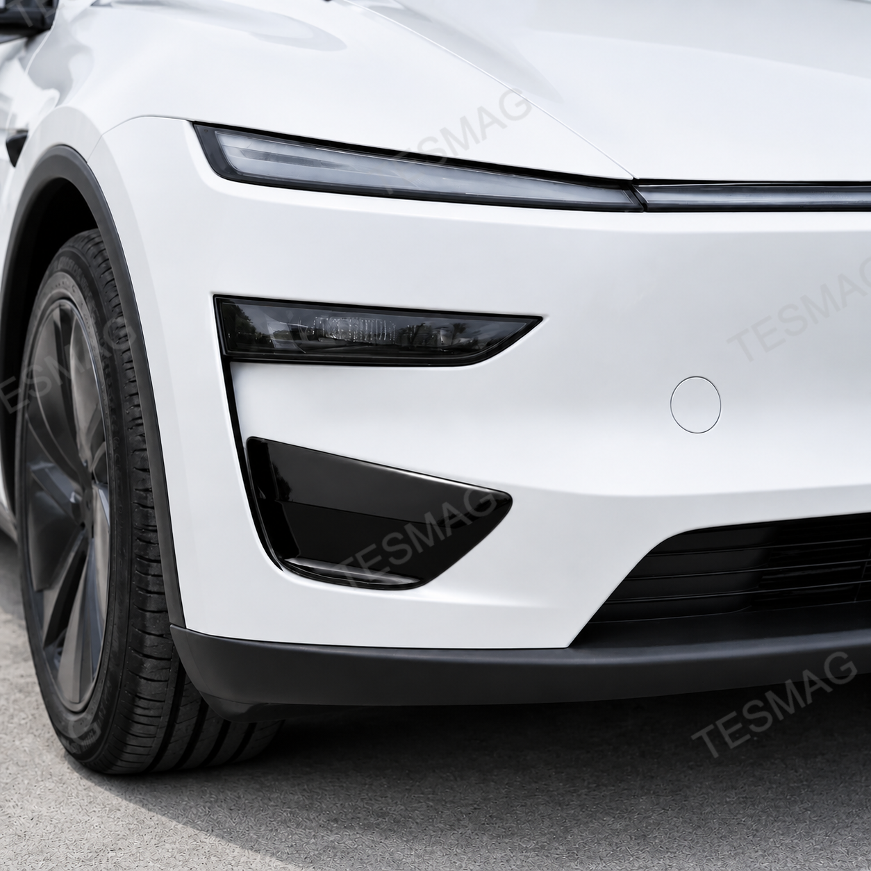 Front Bumper Side Accent Trim Cover for Tesla Model Y Juniper Premium / Model YL 