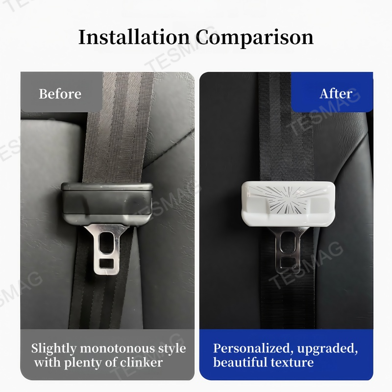 Seat Belt Buckle Protector Kit for Tesla Model Y Juniper 2025+