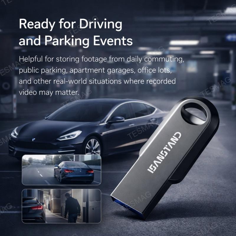 Tesla Sentry Mode USB Drive for Model 3/Y/S/X – Dashcam Storage Flash Drive