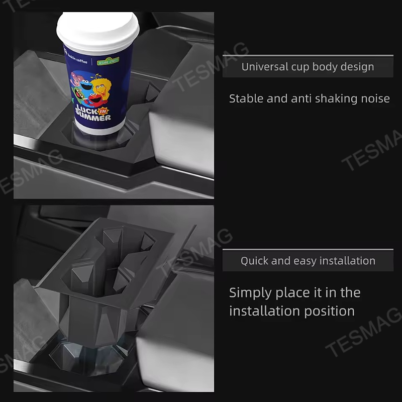 Silicone Cup Holder for Tesla Cybertruck Center Console