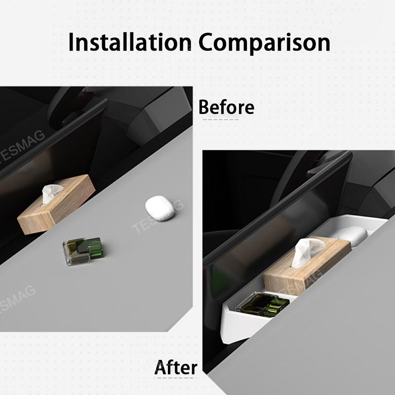 Silicone storage case for the Tesla Cybertruck dashboard