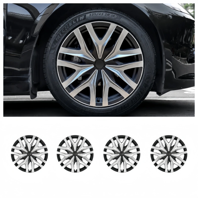 18" Turbine Style Wheel Covers for Tesla Model 3 Highland Photon Wheels