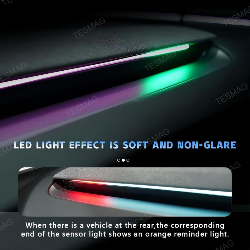 Smart BSD Ambient Lighting for Tesla Model 3/Y– Dynamic Alerts & Driving Effects