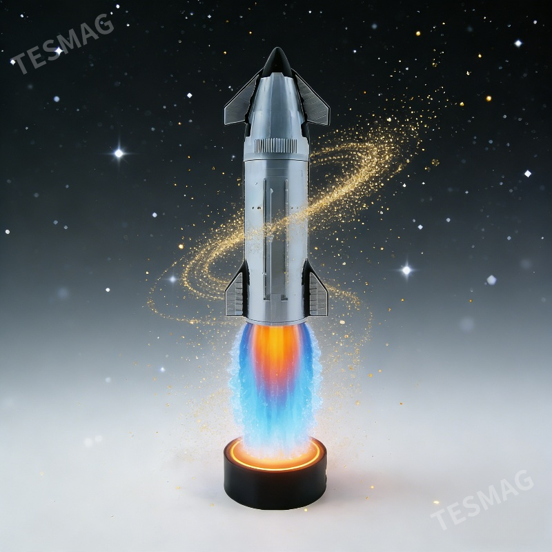 1:200 SpaceX Starship Rocket Model with Humidifier&LED Mist Flame
