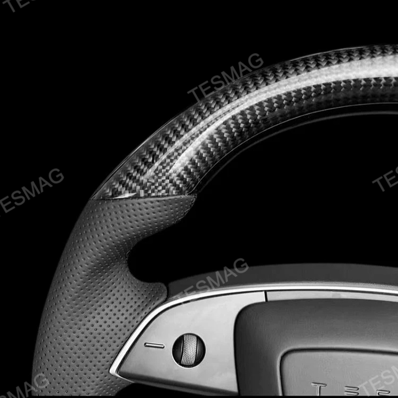 Sport Carbon Fiber Steering Wheel for Tesla Model 3 Highland