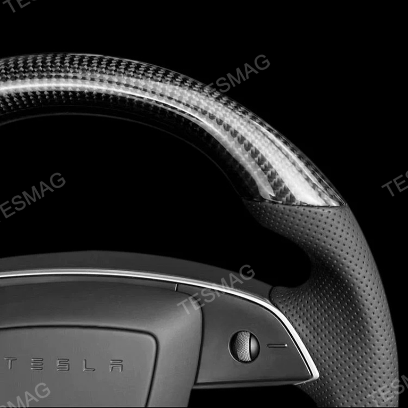 Sport Carbon Fiber Steering Wheel for Tesla Model 3 Highland