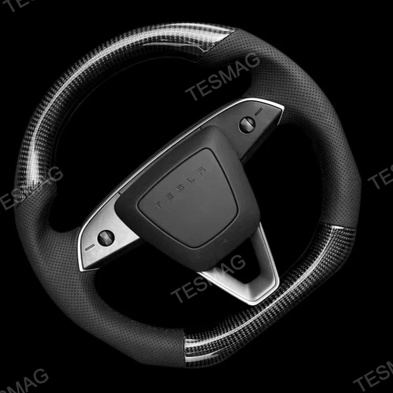 Sport Carbon Fiber Steering Wheel for Tesla Model 3 Highland