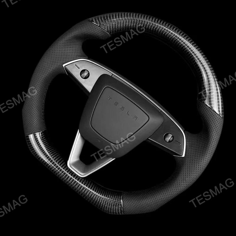 Sport Carbon Fiber Steering Wheel for Tesla Model 3 Highland