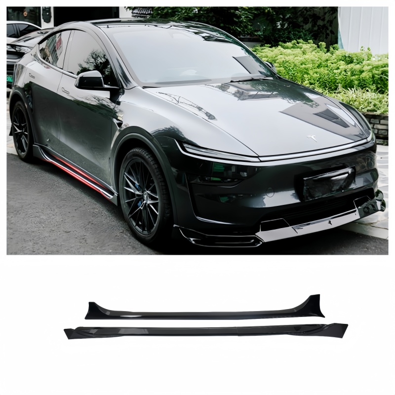 Sport Style Split-Type Side Skirts for Tesla Model Y Juniper 2025+