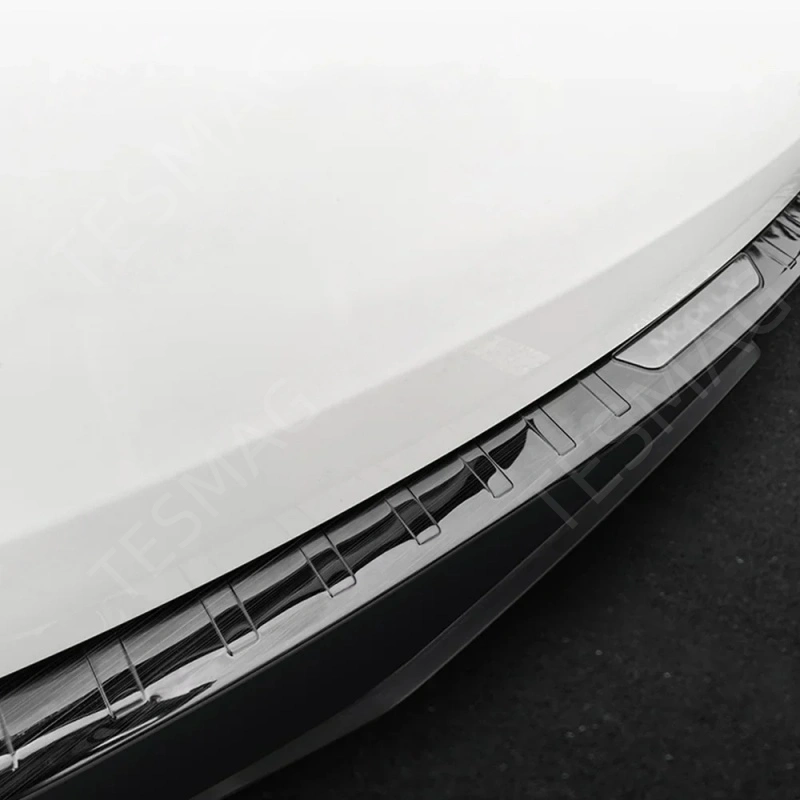 Premium Stainless Steel Tesla Rear Bumper Protector for Model Y Juniper 2025+