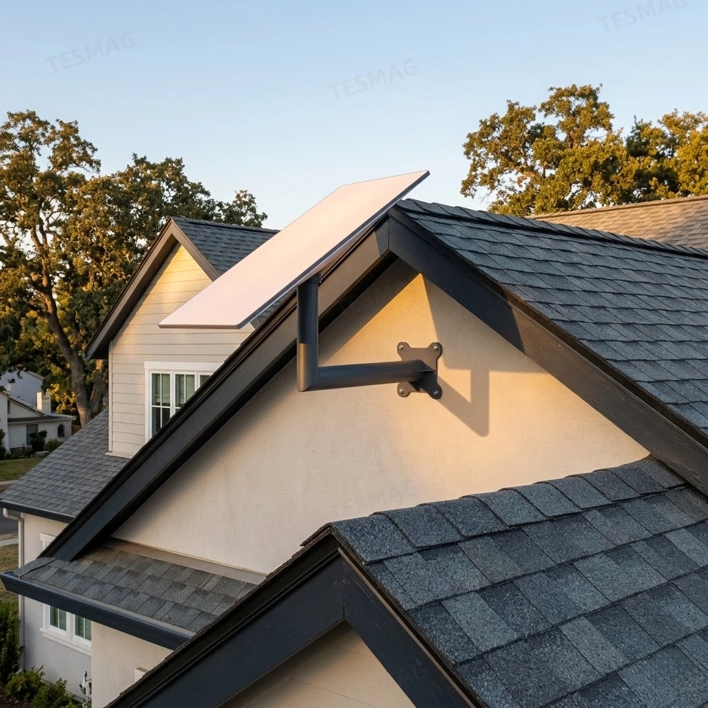 Starlink Gen 3 / V3 Long Wall Mount Bracket for Standard Dish Outdoor Installation