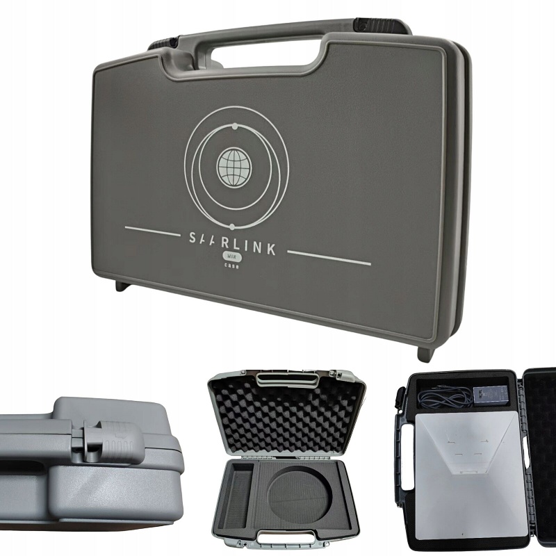 Starlink Mini Case - Sleek Protective Hard Shell Travel Bag for Tesla 