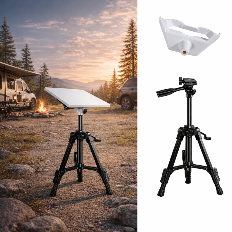 Starlink Mini Tripod Mount Kit with Adapter Base, Adjustable Portable Stand