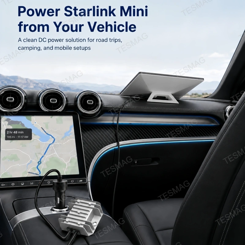 12V/24V to 30V 3.5A Car Charger Adapter for Starlink Mini
