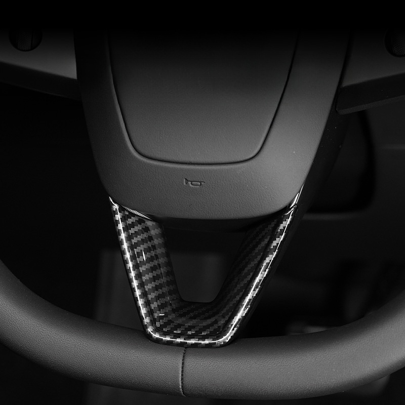 Steering wheel V-cover for Tesla Model 3 Highland