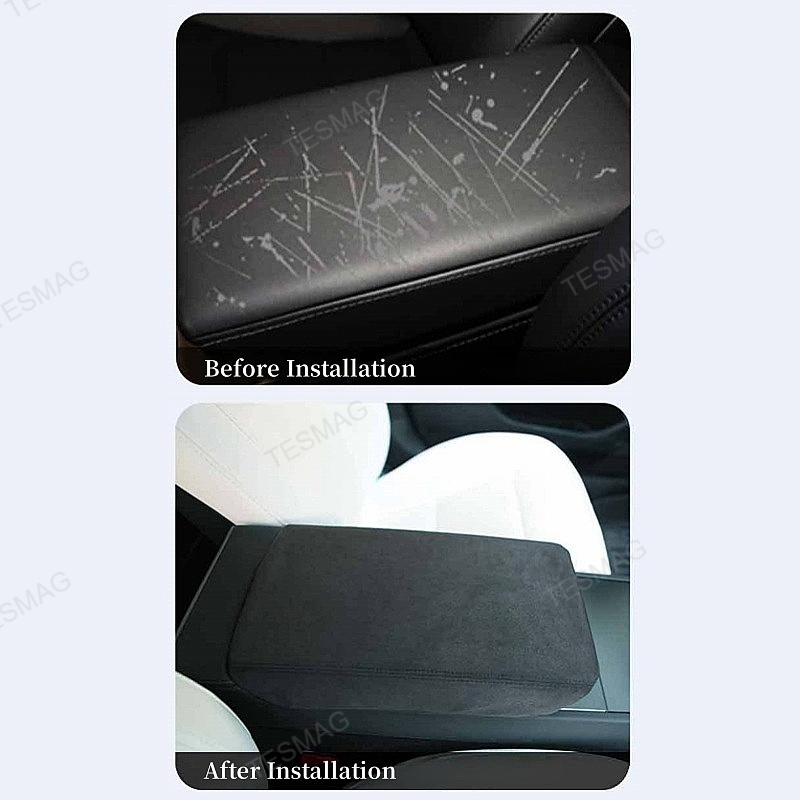 Suede Armrest Cover for Tesla Model 3 Highland/Y Juniper