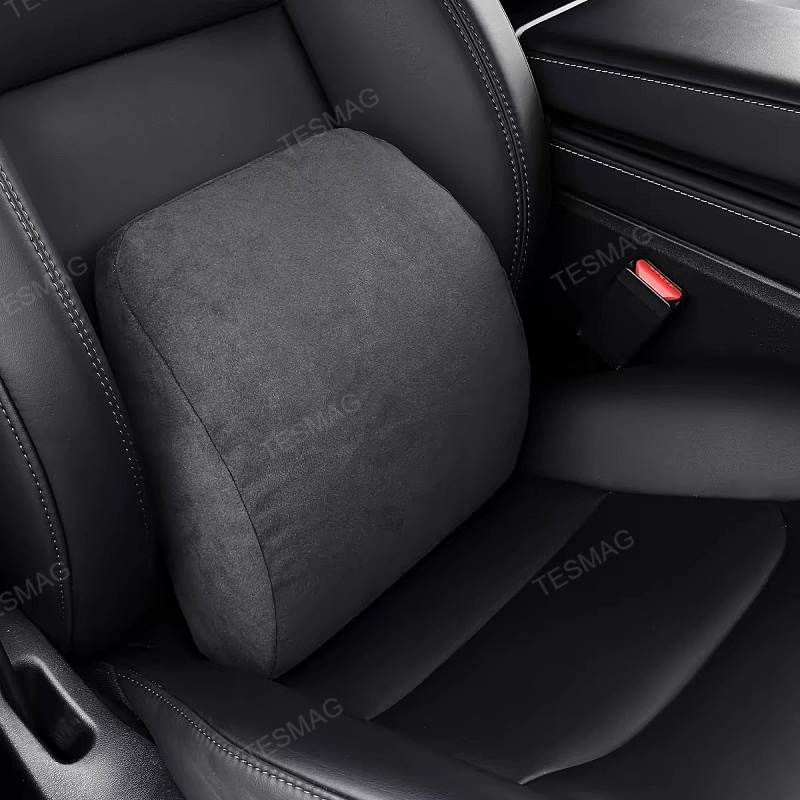 Suede Cushion and Neck Pillow for Tesla Model 3/Y/S/X 