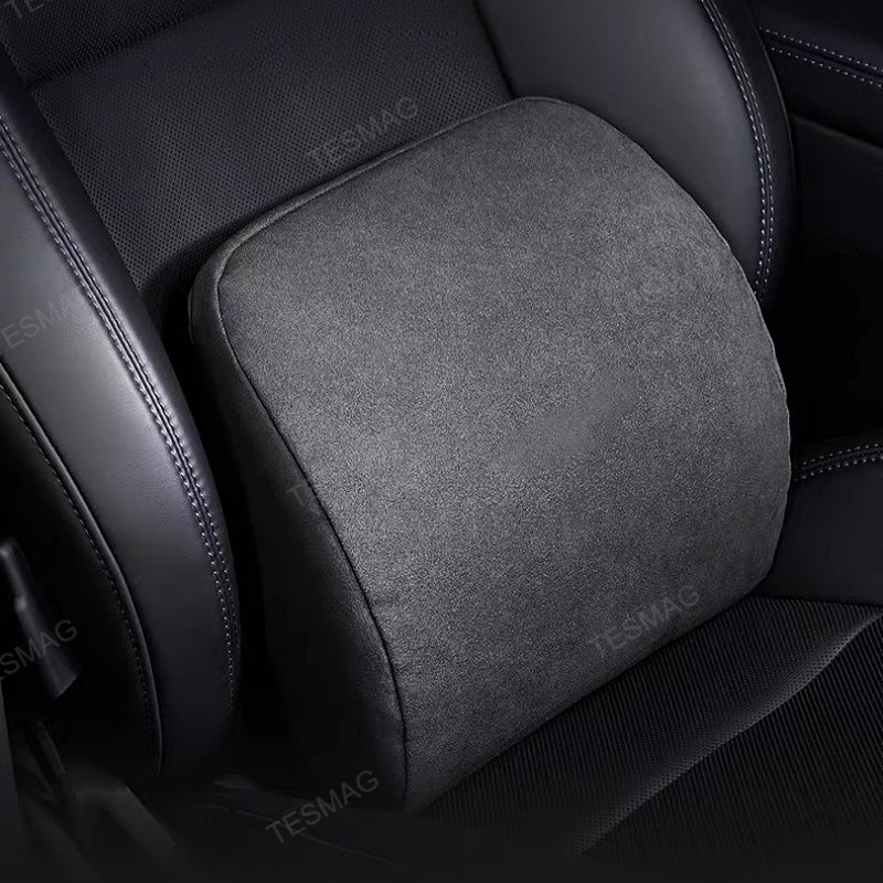 Suede Cushion and Neck Pillow for Tesla Model 3/Y/S/X 