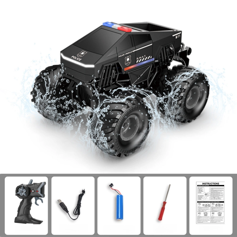  All-Terrain 1:20 Remote Control Truck with Amphibious Performance and 4WD Power