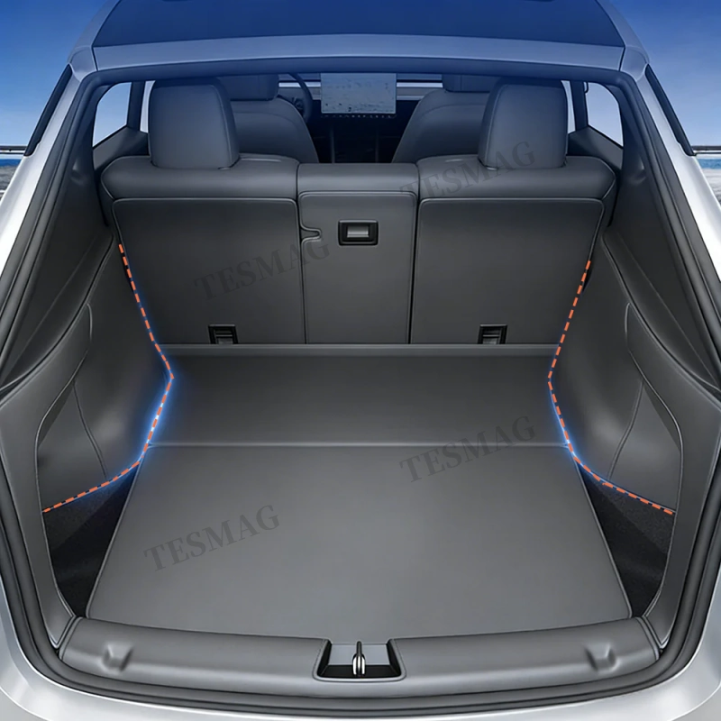 Tesla Model Y Juniper 2025 Rear Trunk Side Shields Made with Premium Napa Leather