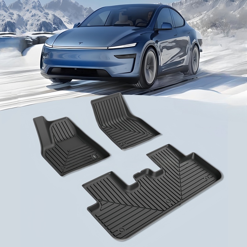 TPE All Weather Mats for Tesla Model Y Juniper
