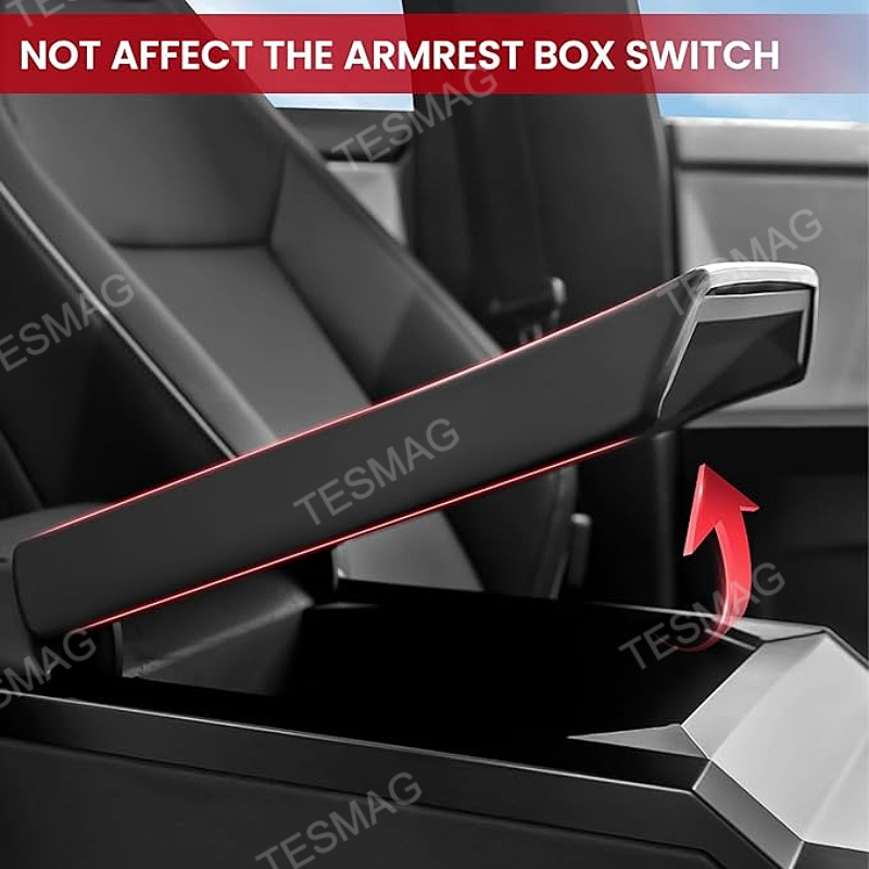 TPE Center Console Armrest Cover for Tesla Cybertruck