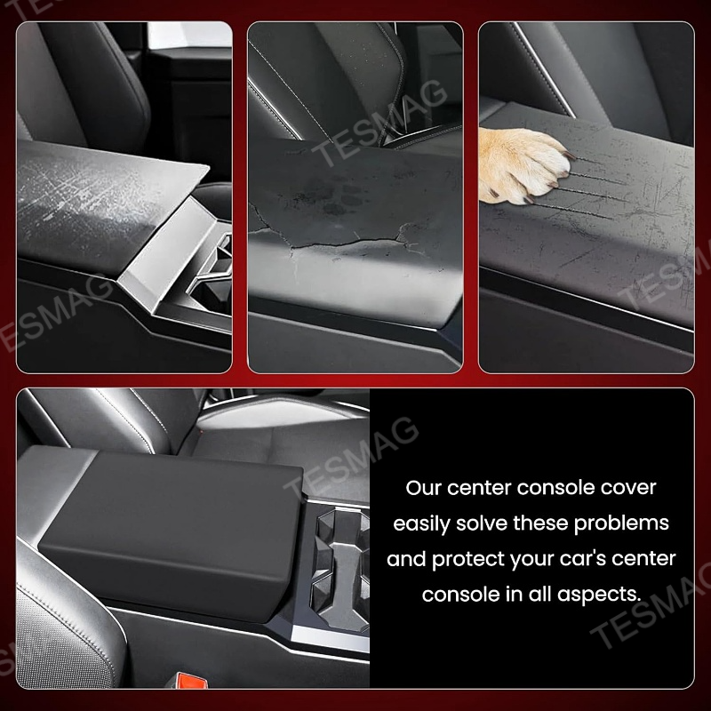TPE Center Console Armrest Cover for Tesla Cybertruck