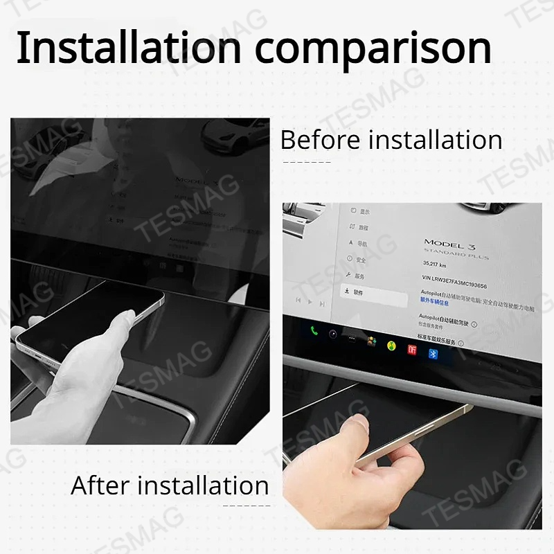 TPE Screen Frame Protectors for Tesla Model 3 Highland/ 2025 Model Y