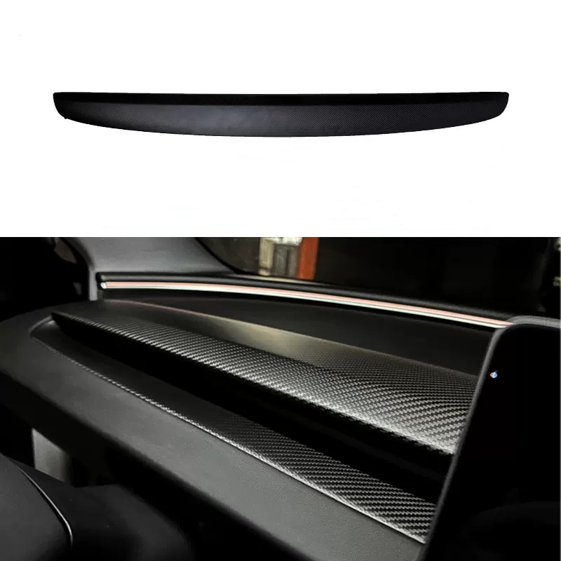 Tesla Model 3 Highland Carbon Fiber Dashboard Snap-On Patch