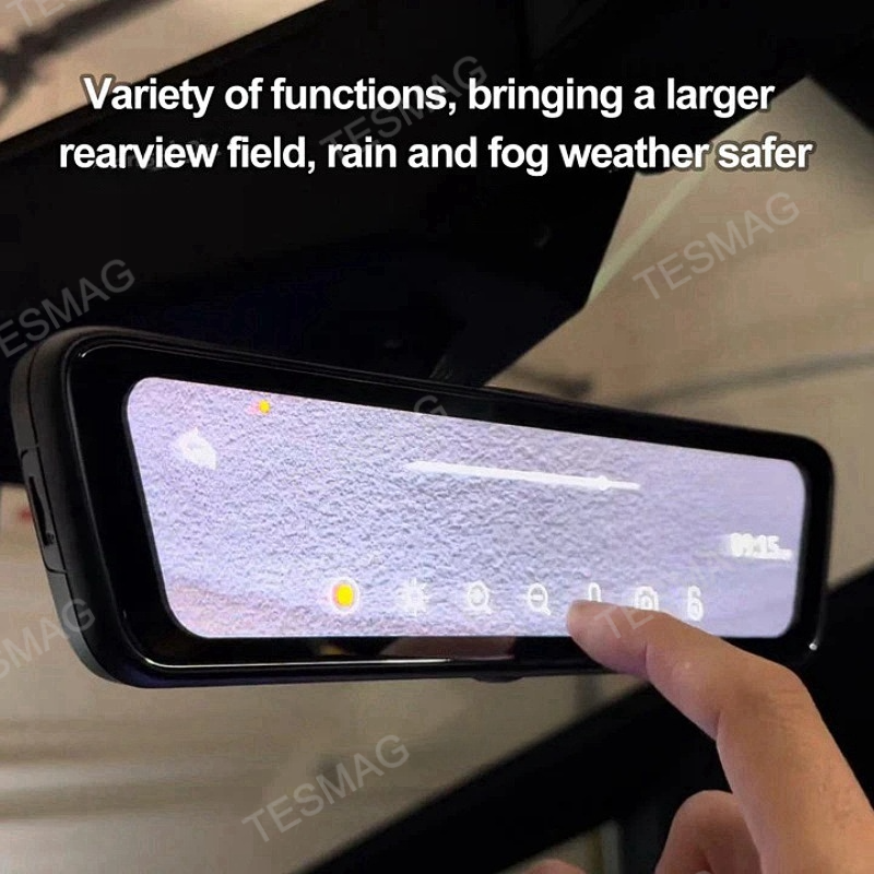 Tesla Cybertruck 8.2” Live Streaming Rear View Mirror