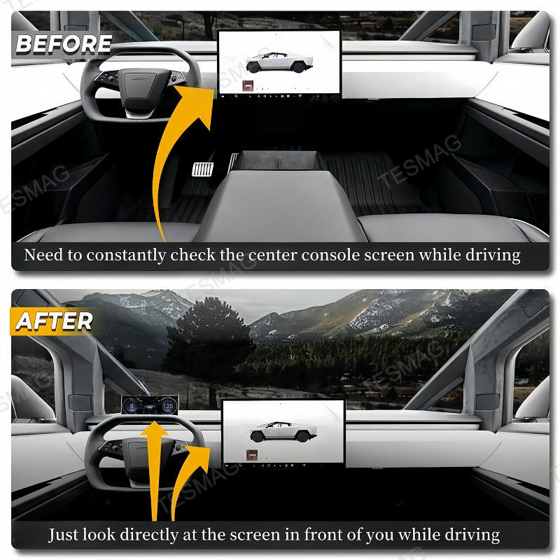 Tesla Cybertruck 9-inch Instrument Cluster Display
