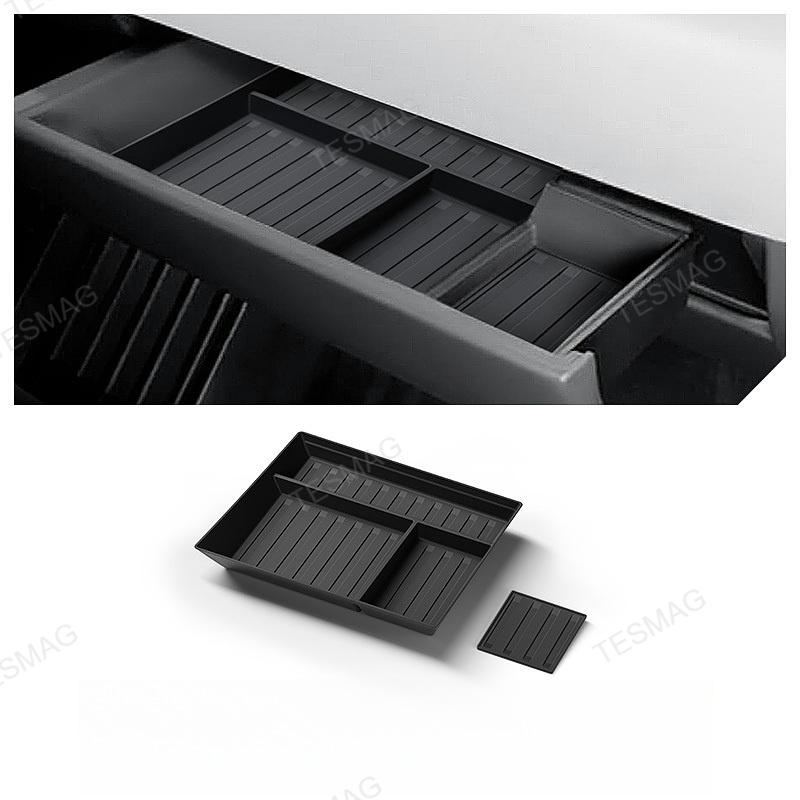 Tesla Cybertruck Armrest Box Organizer/Center Lower Box Organizer/Glove Box Organizer