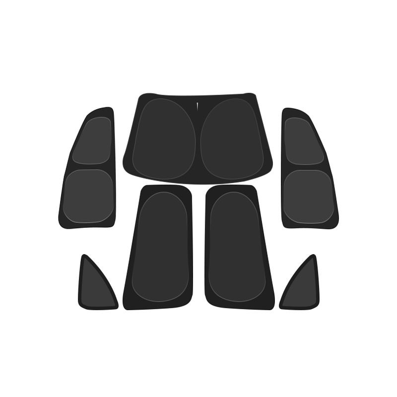 Tesla Cybertruck Fits Side Window Sunshade with Windshield Privacy Shade