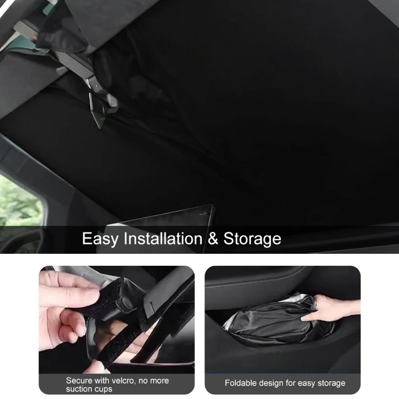 Tesla Cybertruck Fits Side Window Sunshade with Windshield Privacy Shade