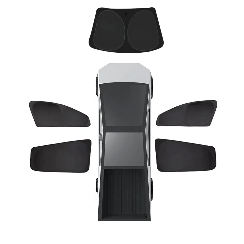 Tesla Cybertruck Fits Side Window Sunshade with Windshield Privacy Shade