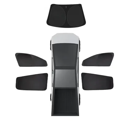 Tesla Cybertruck Fits Side Window Sunshade with Windshield Privacy Shade