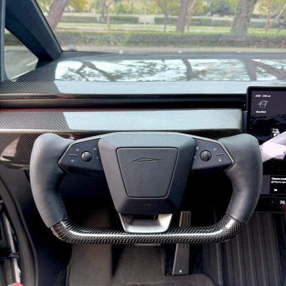 Tesla Cybertruck Heated Yoke Steering Wheel 