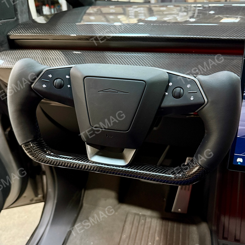 Tesla Cybertruck Heated Yoke Steering Wheel 