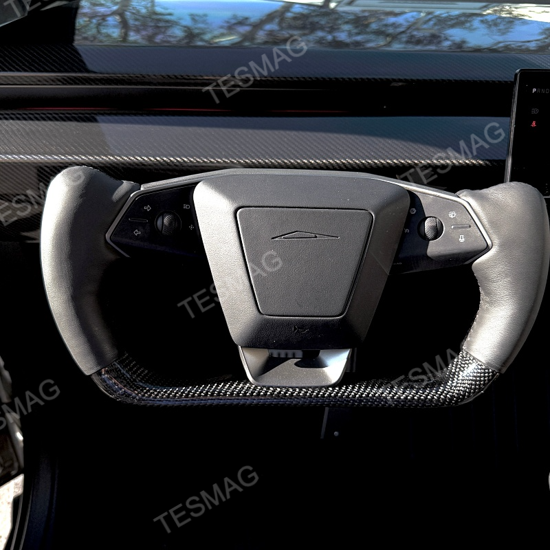 Tesla Cybertruck Heated Yoke Steering Wheel 