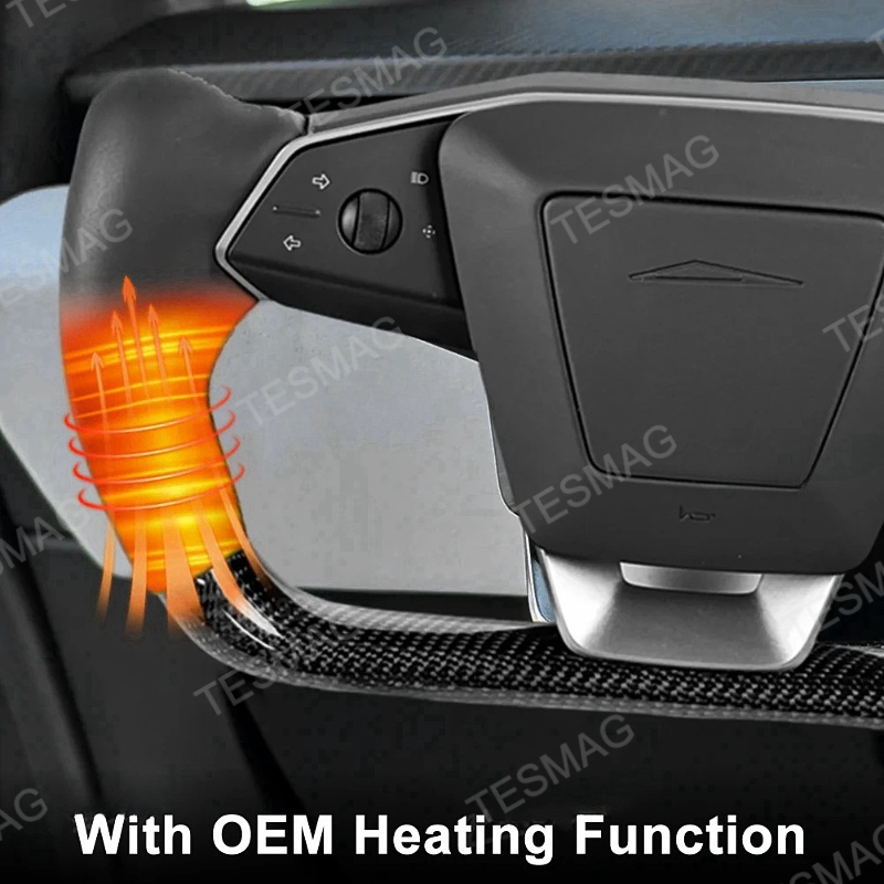 Tesla Cybertruck Heated Yoke Steering Wheel 