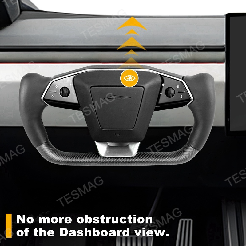 Tesla Cybertruck Heated Yoke Steering Wheel 