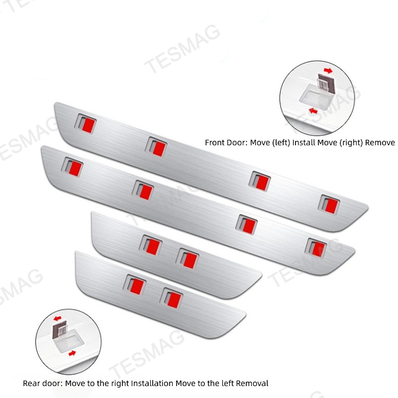 Tesla Cybertruck Illuminated Door Sill 